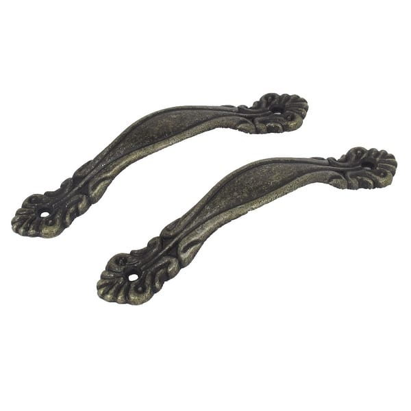Shop 2mm Hole Dia Bronze Tone Arch Cabinet Drawer Pull Handle 2