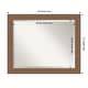 preview thumbnail 61 of 68, Beveled Bathroom Wall Mirror - Alta Frame