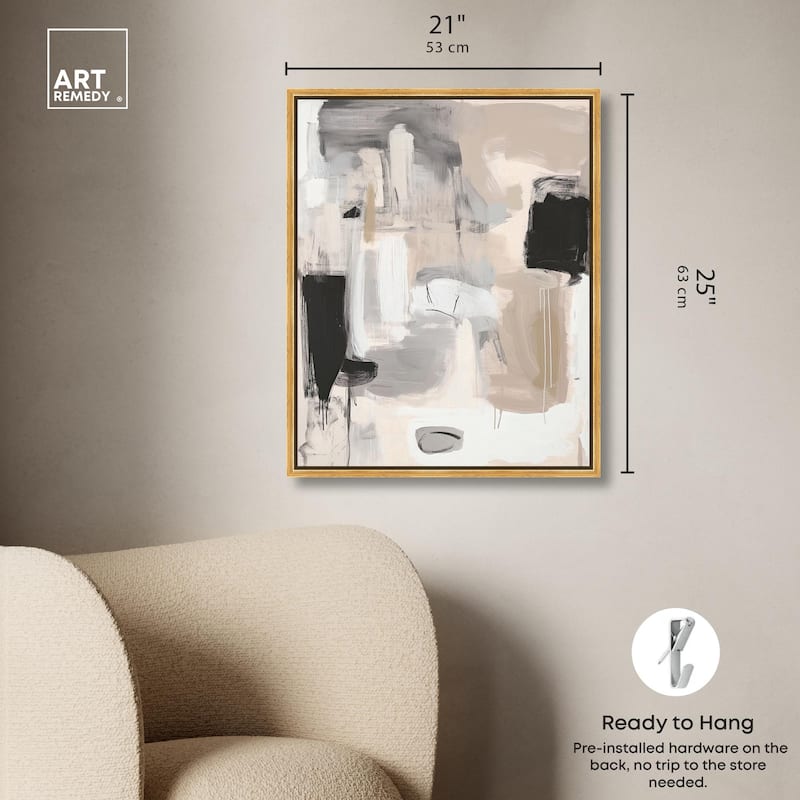 Beauty of Beige II Canvas by Art Remedy