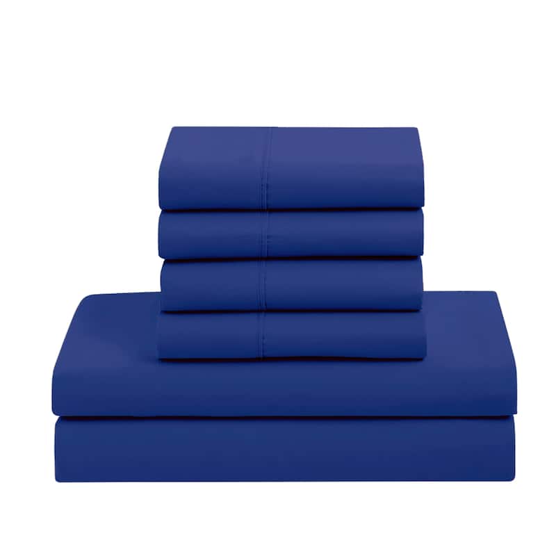 Sweet Home Collection Luxury Solid Bed-In-a-Bag with Sheet Set