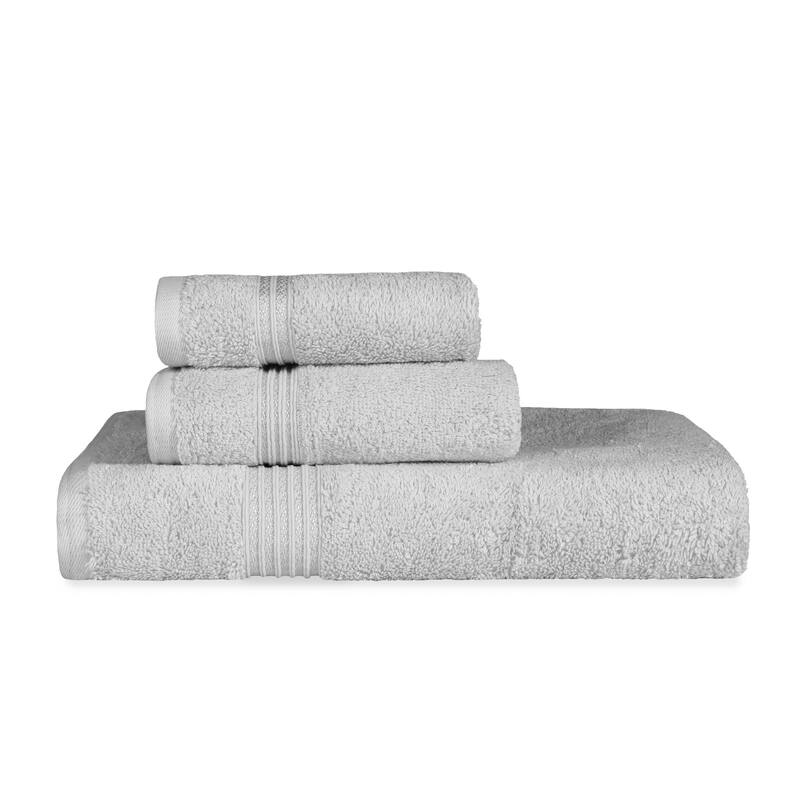 Superior Heritage Egyptian Cotton Absorbent 3-Piece Towel Set