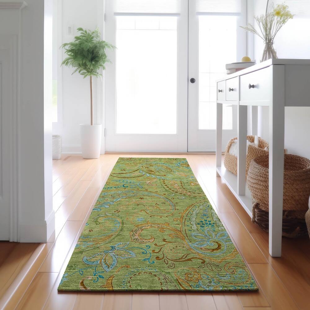 Premium Washable Super Soft Traditional Paisley Mayfield Rug