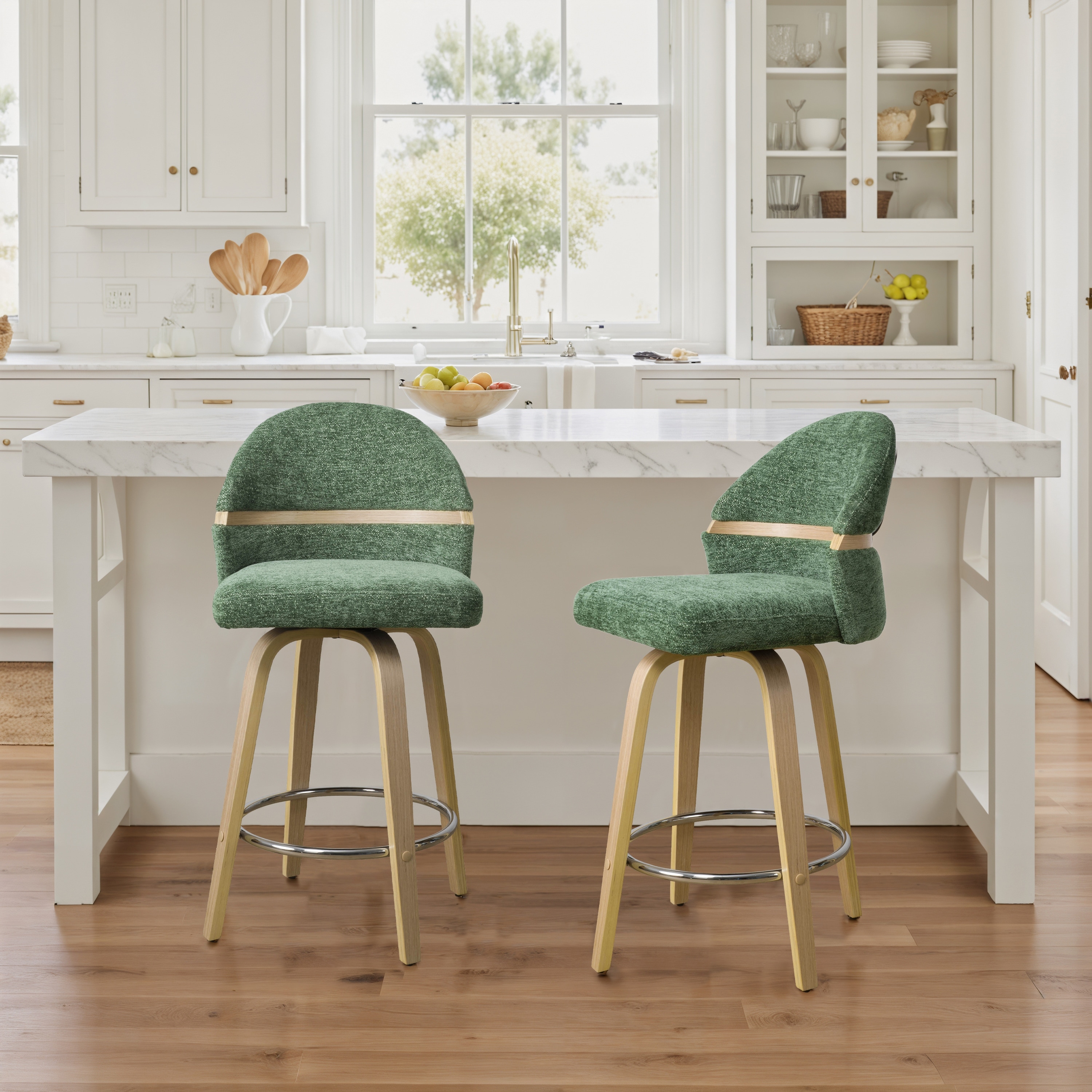 Art Leon Modern Barstool Set of 2