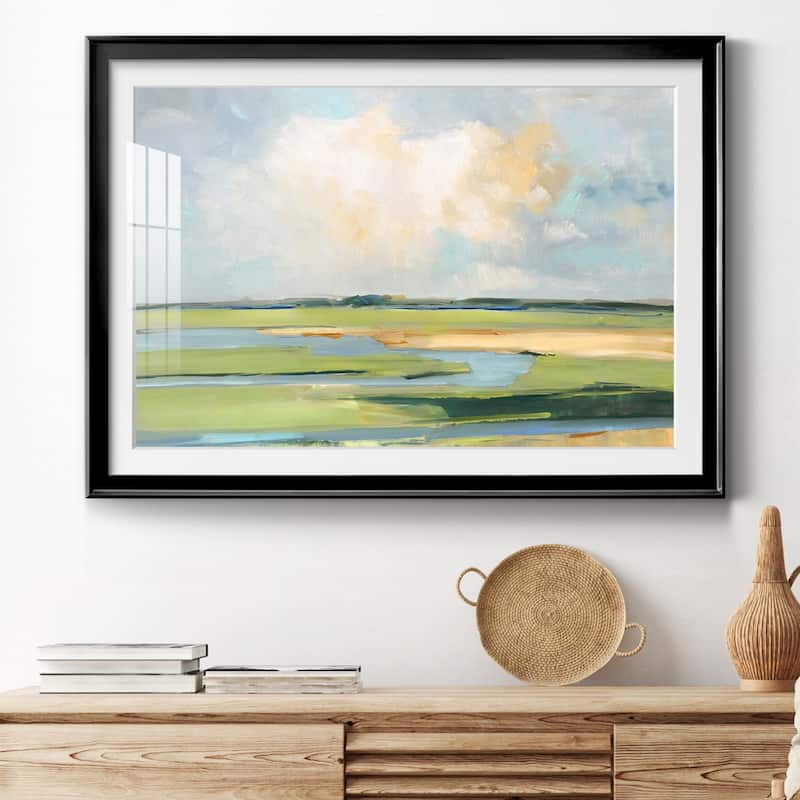 Pastel Horizon II Premium Framed Print - Ready to Hang
