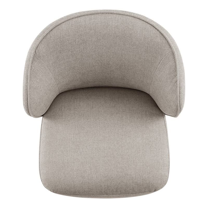 Kyle Morden Fabric Dining Room with Casters Wrap-round Back