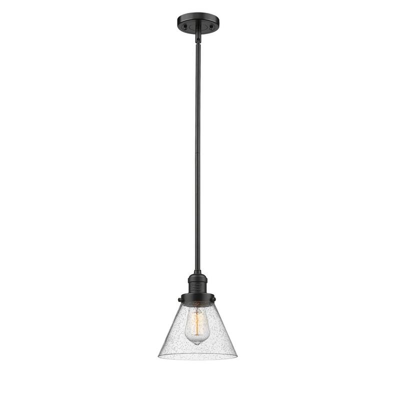 Innovations Lighting Large Cone Single Light 8" Wide Mini Pendant with