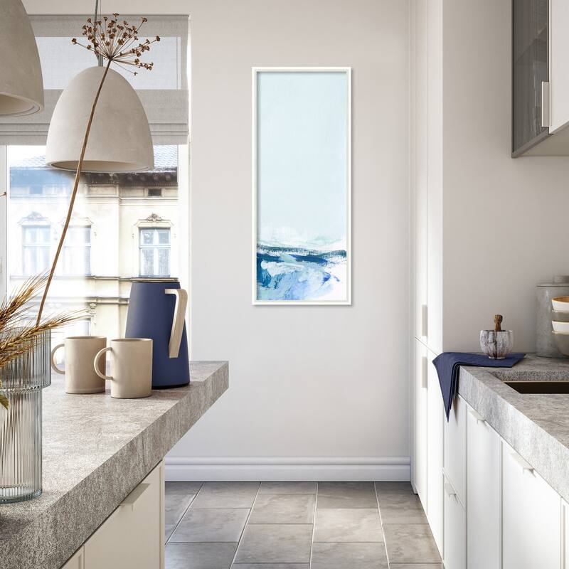 Amanti Art Framed Fabric Pinboard Coastal V by Christina Long Printed Bulletin Board