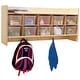 preview thumbnail 2 of 1, Contender Wall Mount Kids Storage Locker with 10 Trays - 46.75