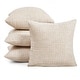 preview thumbnail 78 of 90, Deconovo Throw Pillow Covers, Corduroy Striped Decorative Covers, Set of 4