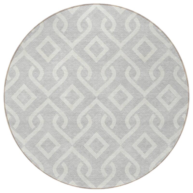 HomeRoots Geometric Transitional Rectangle Outdoor Rug