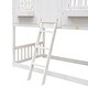 preview thumbnail 7 of 16, Twin over Twin Bunk Bed With Roof With Safety Guardrails And Ladder for home