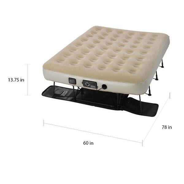 Serta EZ Bed Queen size Cot Air Bed with Never Flat AC Pump 