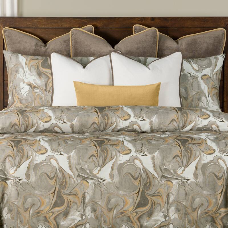Siscovers Wanderlust Marble Print Duvet Set