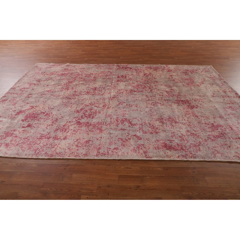 All-Over Abstract Modern Area Rug Handmade Wool Carpet - 6'6"x 9'9"