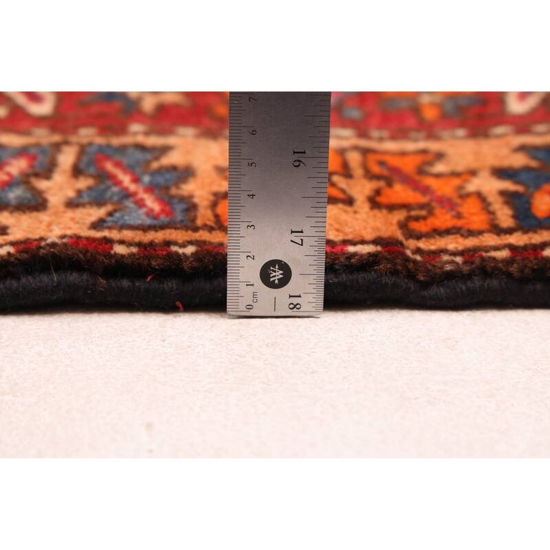 ECARPETGALLERY Hand-knotted Konya Anatolian Dark Navy, Red Wool Rug - 3'8 x 9'3