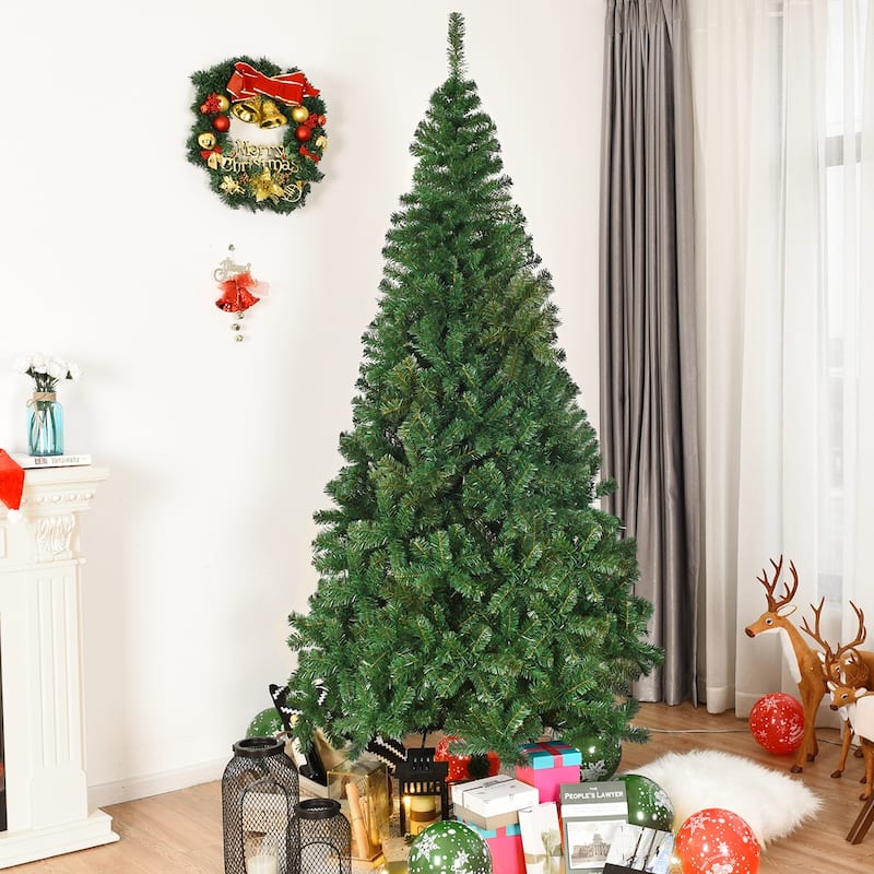 5'/6'/7'/8' Green Artificial PVC Christmas Tree with Stand
