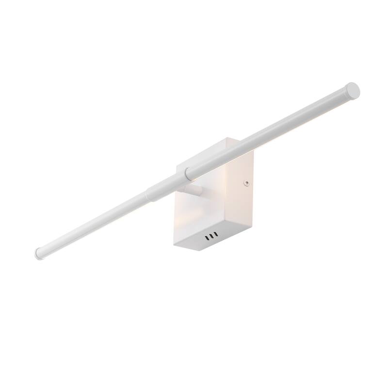 28" Dimmable Integrated LED Metal Wall Sconce, by JONATHAN Y