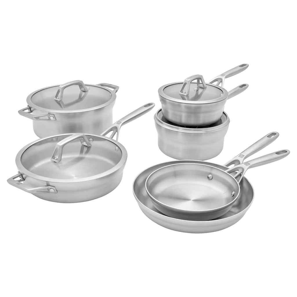 ZWILLING Motion Stainless Steel 10-pc Stainless Steel Cookware Set