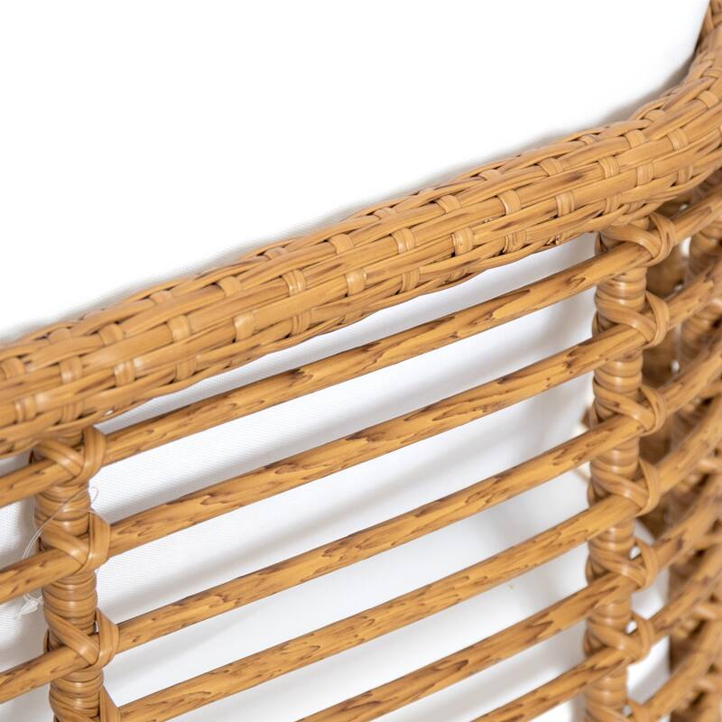 Nic Outdoor Cushioned Wicker Club Chair by Christopher Knight Home - 26.00" L x 28.00" W x 29.50" H
