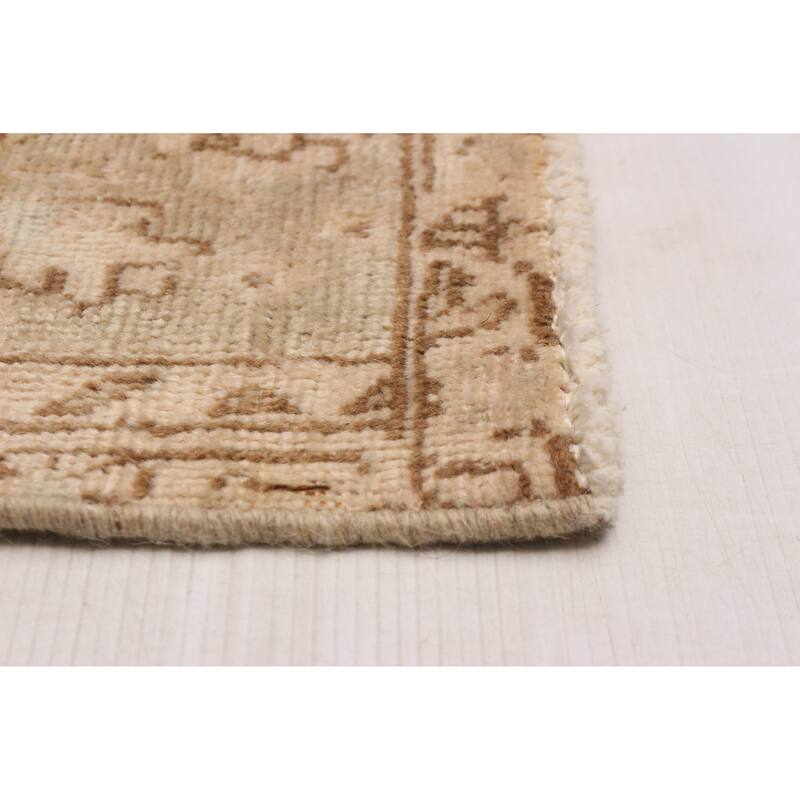ECARPETGALLERY Hand-knotted Antalya Vintage Light Copper Wool Rug - 7'9 x 11'6