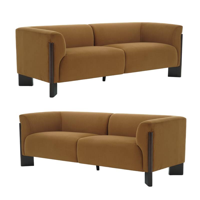 81 inch Wide Nordic Oversized Loveseat Sofa Set of 2