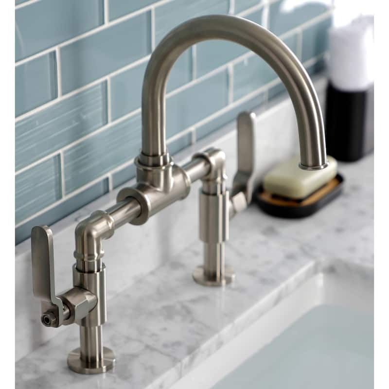 Kingston Brass Whitaker Bridge Bathroom Faucet