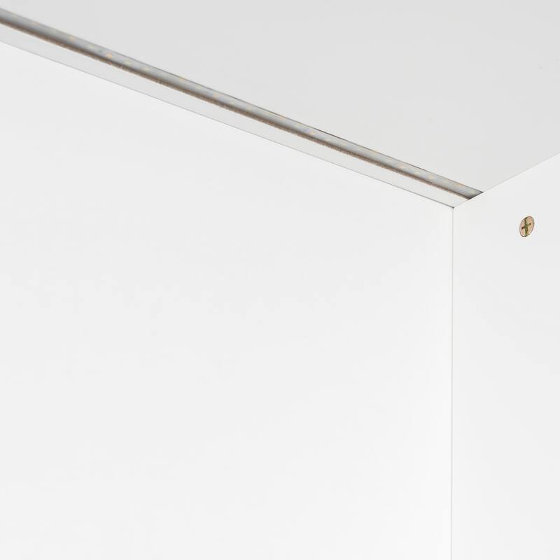 Full Over Full Bunk Bed with Twin Trundle, Staircase, Kids Loft Bed with Storage, LED Lighting, Space-Saving Wood Bed Frame