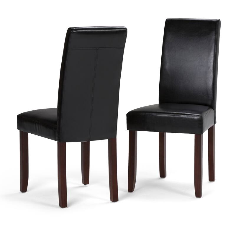 WYNDENHALL Normandy Transitional Parson Dining Chair (Set of 2) - 18.1"w x 18.5" d x 39.4" h