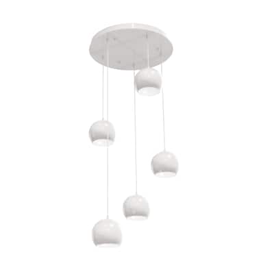 Roxy Medium Base Quintuple Pendant