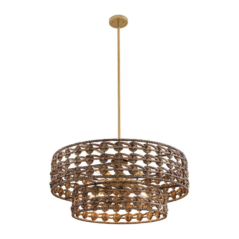 Savoy House 7-9284-7 Silencio 7 Light 30" Wide Ring Chandelier