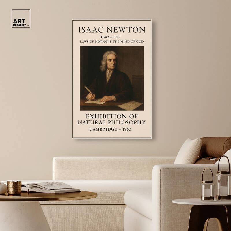 Newtonian Mind Canvas by Art Remedy