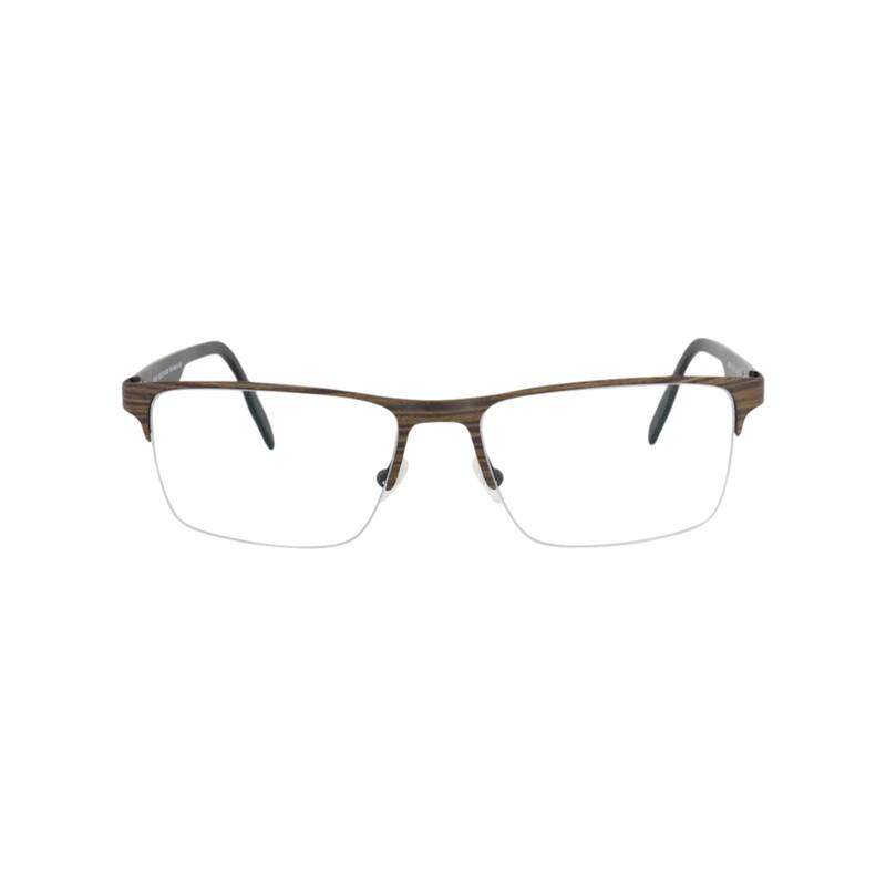 Maui Jim Square-Frame Stainless Steel Optical Frames - N/A