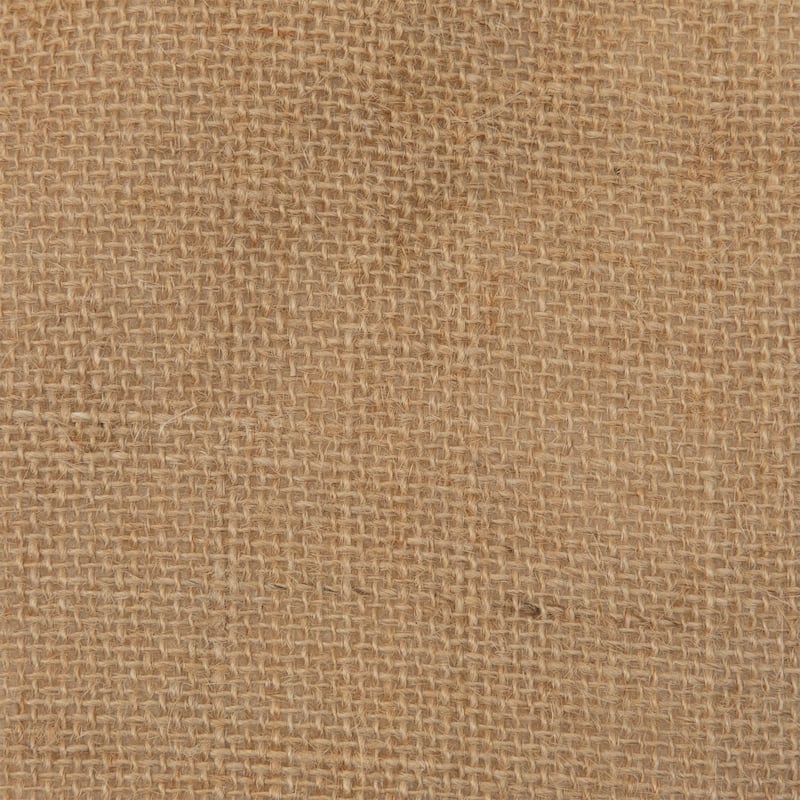 Burlap Mini Christmas Tree Skirt with Fleece Border - 20"