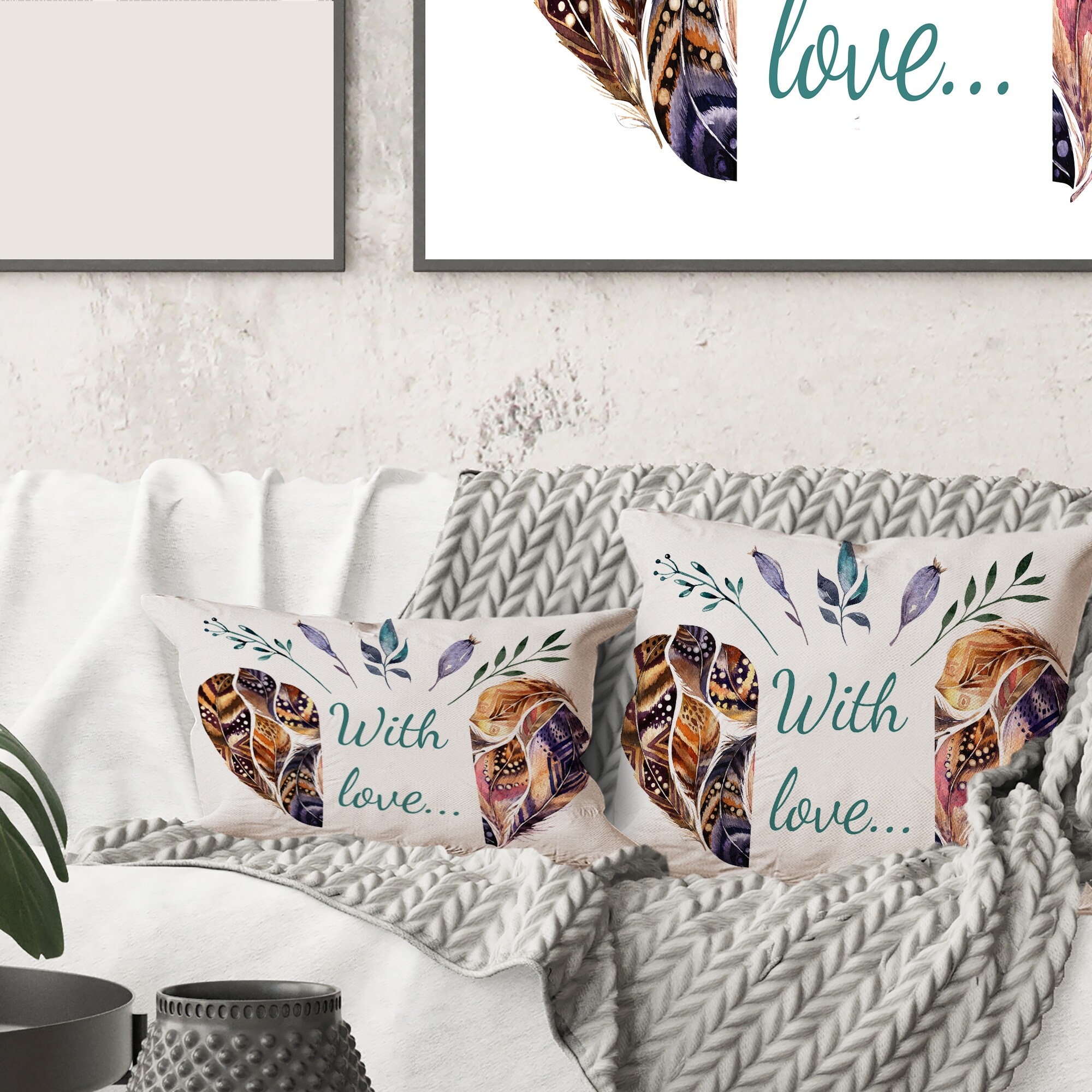 Traditional store throw pillows