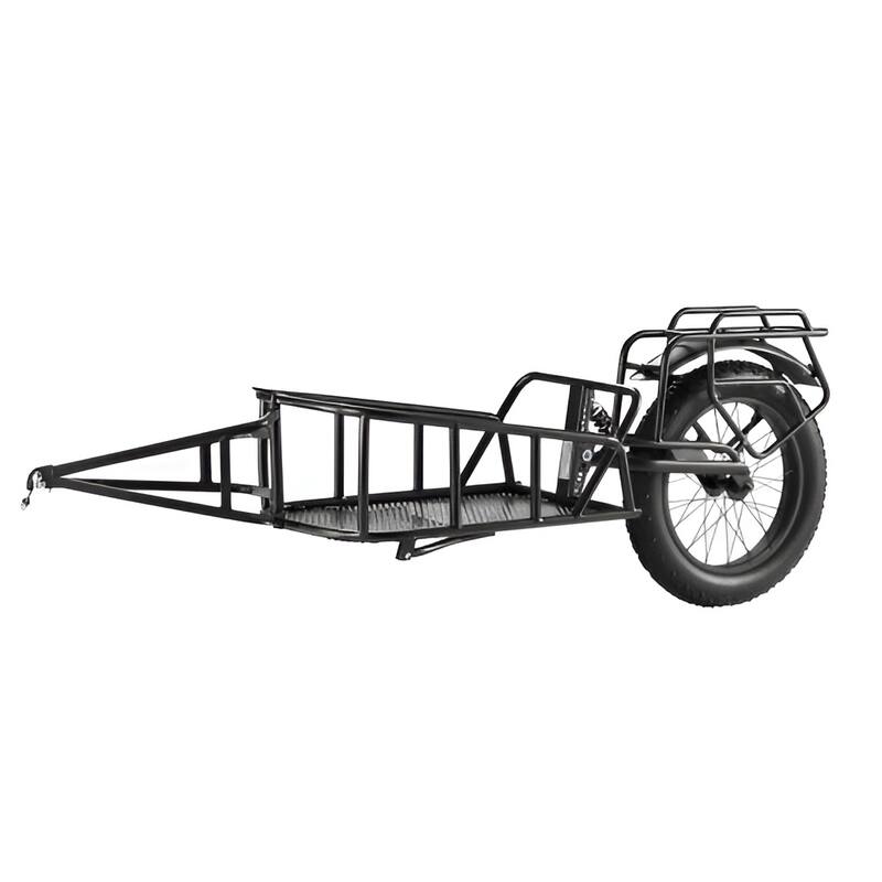 Bike Cargo Trailer, 70 lbs Load Capacity, Heavy-Duty Bicycle Wagon Cart, Compact Storage & Quick Release Structure with Univers
