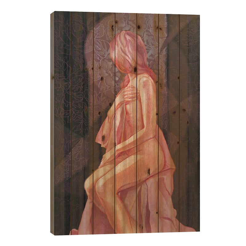 Warm Memories Print On Wood by Oleg Kaznacheiev - Multi-Color - 40x26x1.5