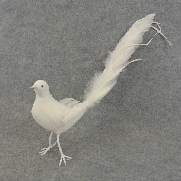 1 Pc 18 Inch Colored Long Tail Dove For Party Home Holiday 1 Pc 18 Inch Colored Long Tail Dove For Party Home Holiday