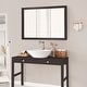 preview thumbnail 2 of 14, Design House Ventura Espresso Bathroom Medicine Cabinet Mirror