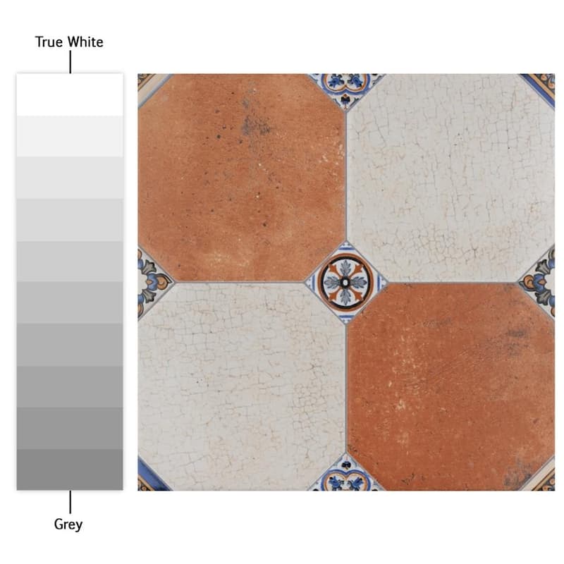 Merola Tile Manises Decor Mix 13-1/8" x 13-1/8" Porcelain Floor and Wall Tile