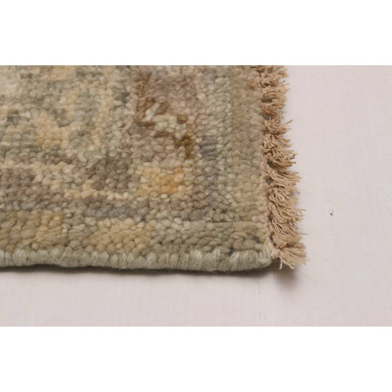 ECARPETGALLERY Hand-knotted Jules Serapi Khaki Wool Rug - 7'10 x 9'9