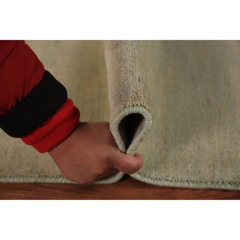 Gabbeh Oriental Runner Rug Hand-Knotted Multi-Color Wool Carpet - 2'10" x 6'7"