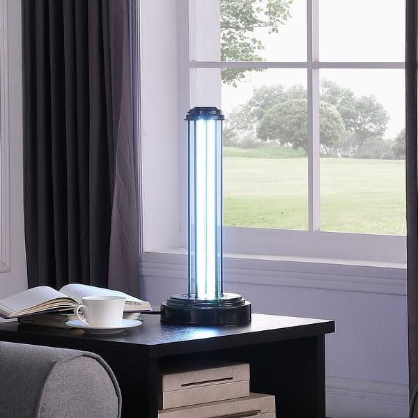 Ozone UV Germicidal Light with Silver Remote Controlled Base