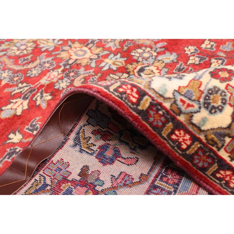 ECARPETGALLERY Hand-knotted Andelz Red Wool Rug - 4'7 x 7'0