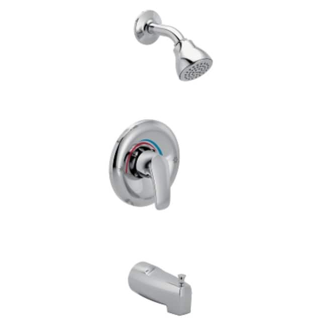 Moen TL5183EP Chateau Tub and Shower Trim Package with 1.75 GPM Single - Polished Chrome