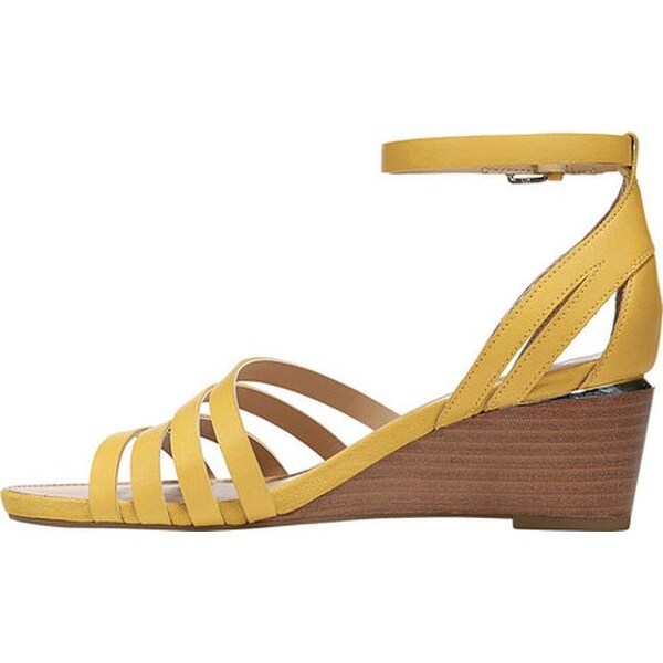 franco sarto yellow wedge