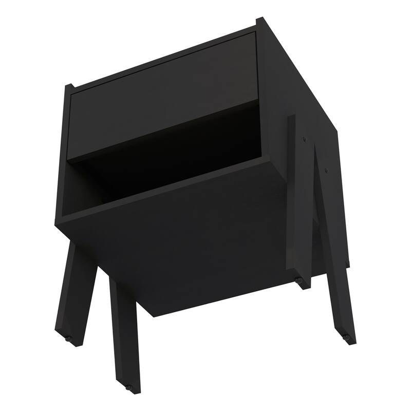Nightstand 22"H,Bed Side Table with One Drawer,One Open Shelf,for Living Room