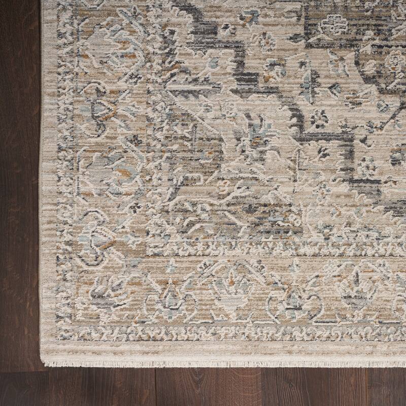 Nourison Nyle Boho Vintage Ivory Taupe Area Rug