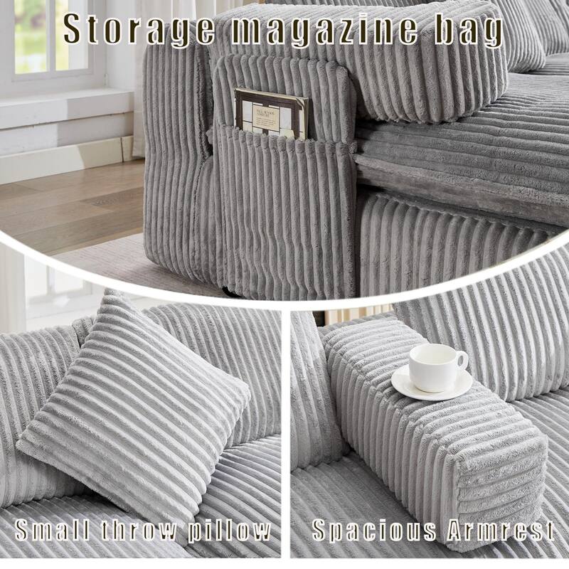 149" Oversized Sectional Couches U Shaped Modular sofa