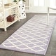 preview thumbnail 7 of 167, SAFAVIEH Handmade Cambridge Prudie Modern Moroccan Wool Rug 2'6" x 8' Runner - Lavender/Ivory