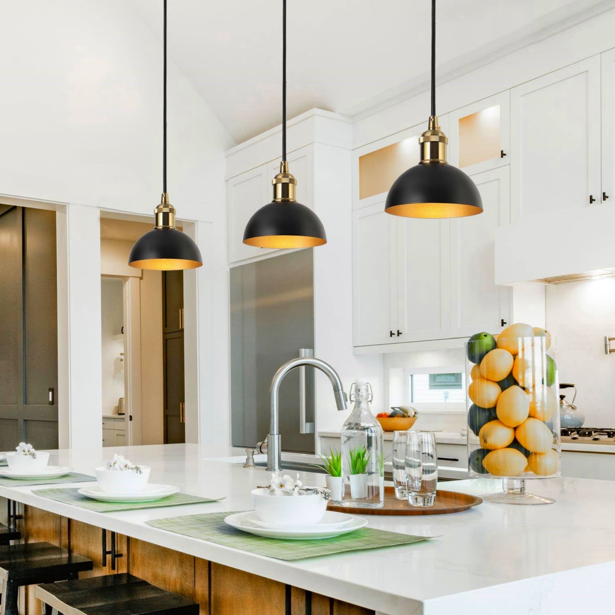 Gold hanging light fixtures discount